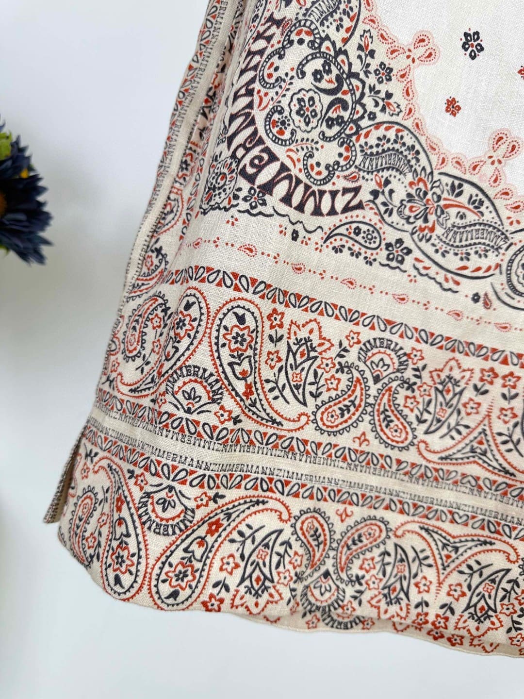 ÁO ZIMMERMANN Flower Vintage Dress High Classy