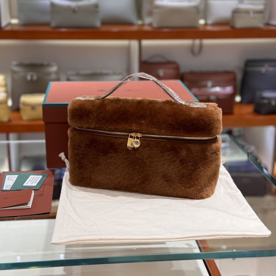 TÚI Loro Piana Women Extra bằng lông chồn nhập khẩu 27