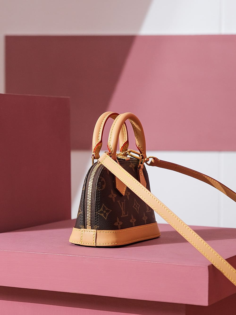 TÚI LOUIS VUITTON NANO ALMA MINI MONOGRAM BEST QUALITY SẢN PHẨM TỐT NHẤT