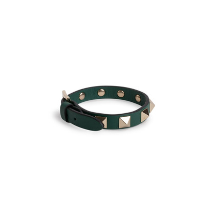VALENTINO GREEN Rockstud Bracelet