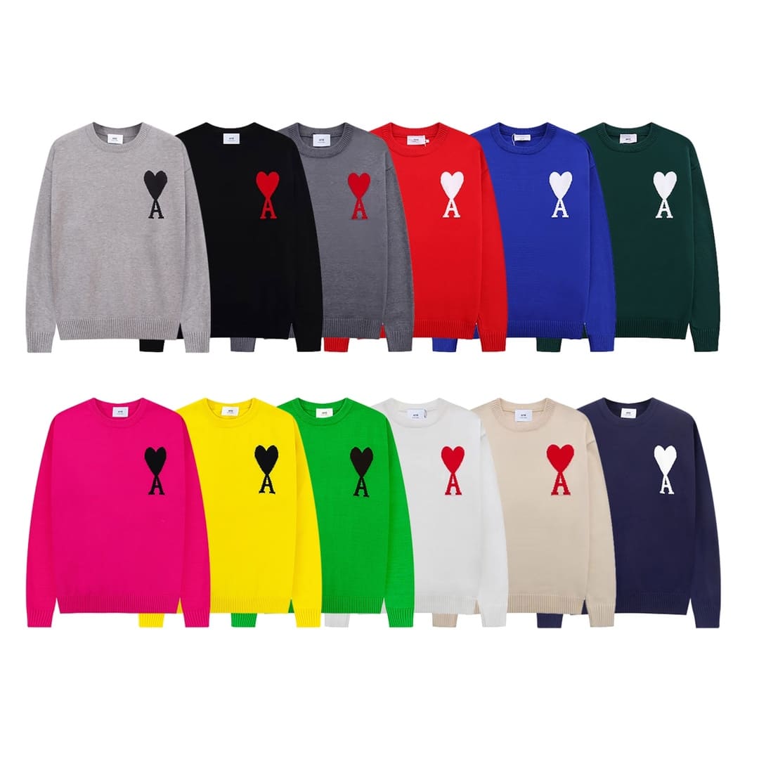 ÁO Ami Paris Heart Logo Sweater Unisex