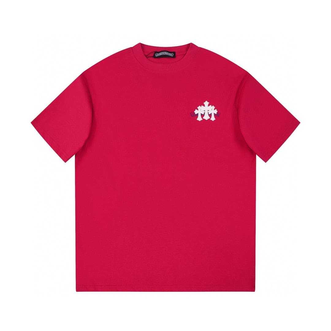 ÁO CHROME HEARTS T SHIRT MÀU ĐỎ UNISEX