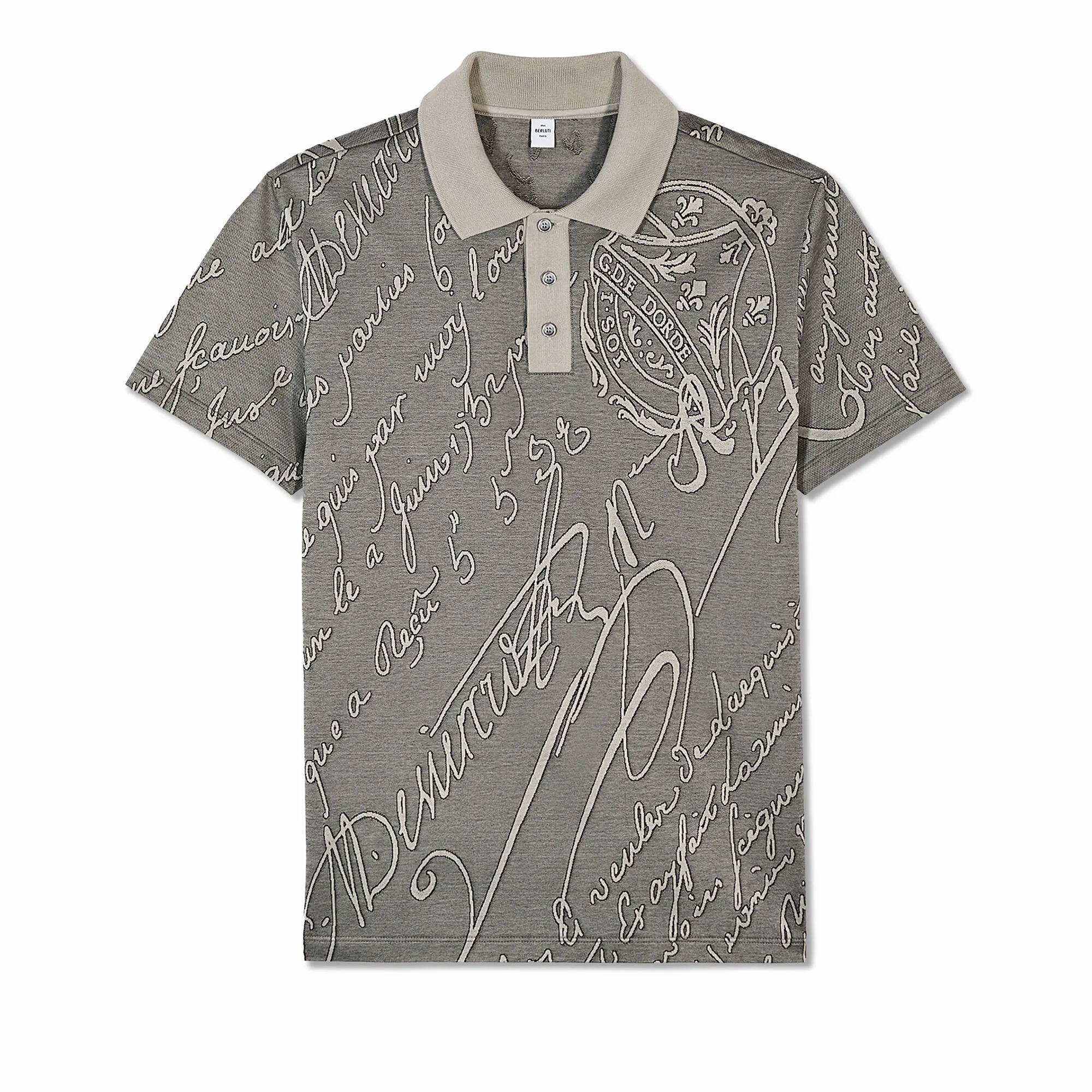 ÁO BERLUTI SCRITTO POLO -SHIRT SS2022