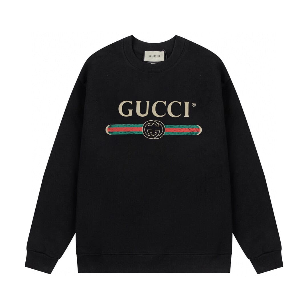 ÁO GUCCI GG Logo Stretch Sweater Black
