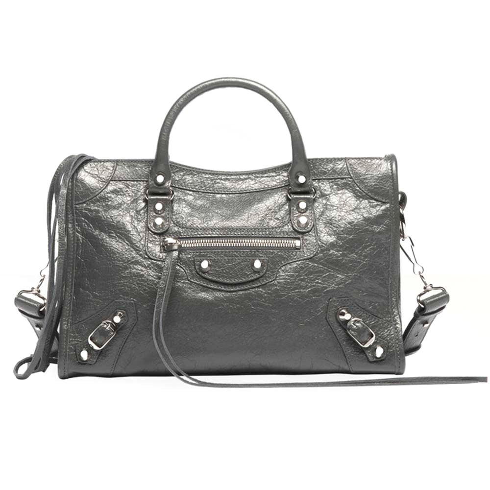 Balenciaga Classic City Bag Mini Black in Lamb Leather with Goldtone  US