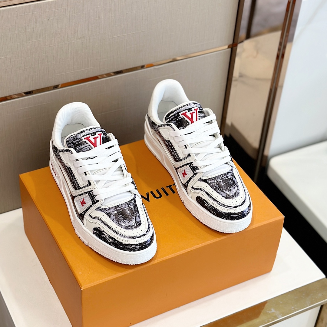 GIÀY LOUIS VUITTON TRAINER MONOGRAM SNEAKERS SHOES AAA