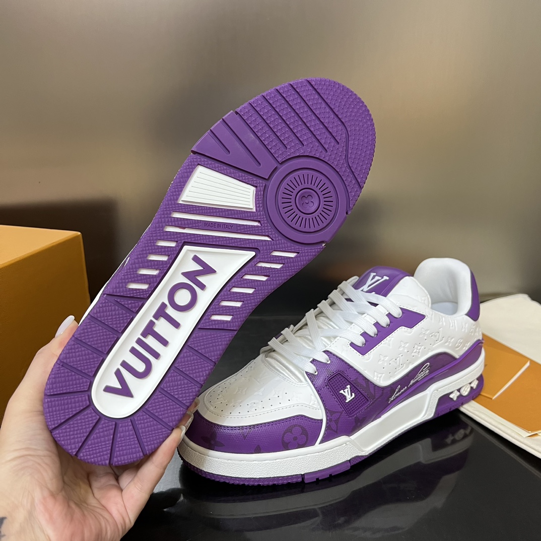 GIÀY LOUIS VUITTON TRAINER MONOGRAM SNEAKERS SHOES AAA