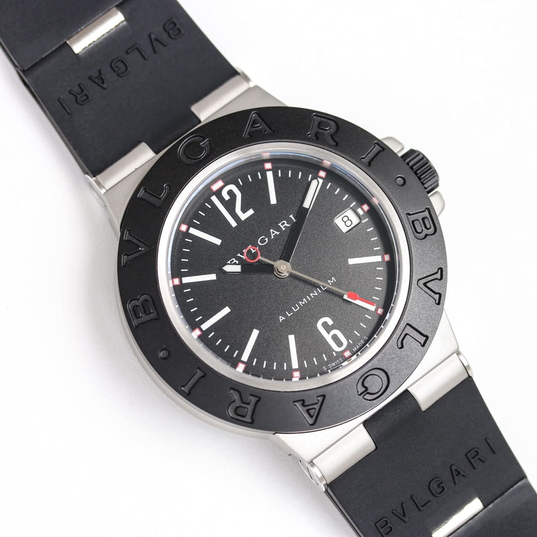Đồng hồ BVLGARI Aluminium Automatic mặt số màu trắng