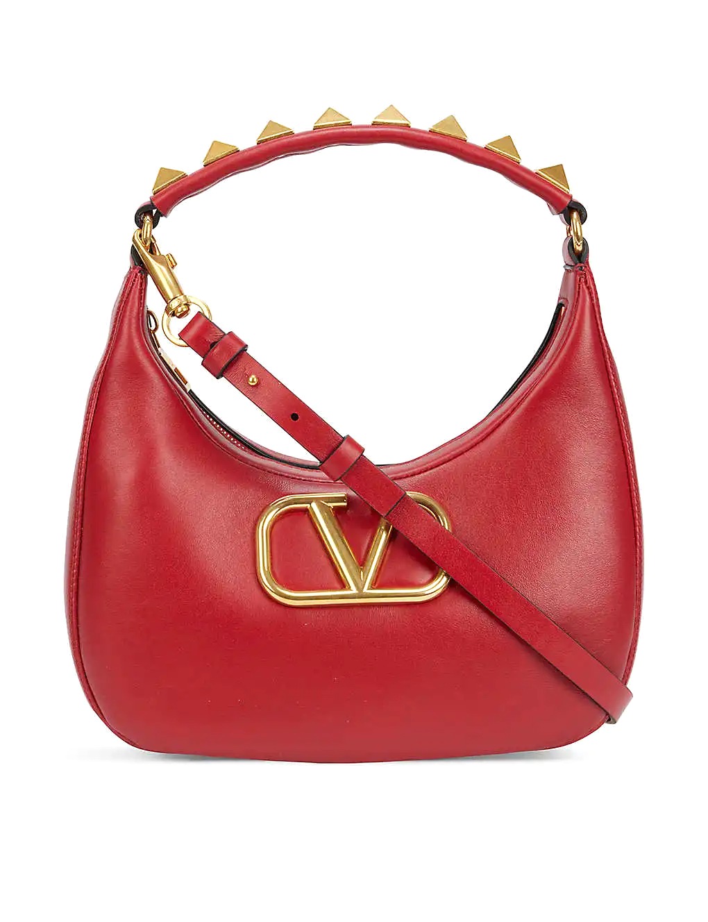 TÚI VALENTINO GARAVANI Stud Sign calfskin-leather hobo bag