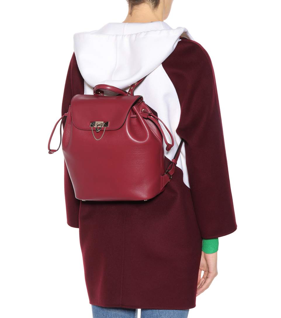 BALO VALENTINO Garavani Demilune Small leather backpack