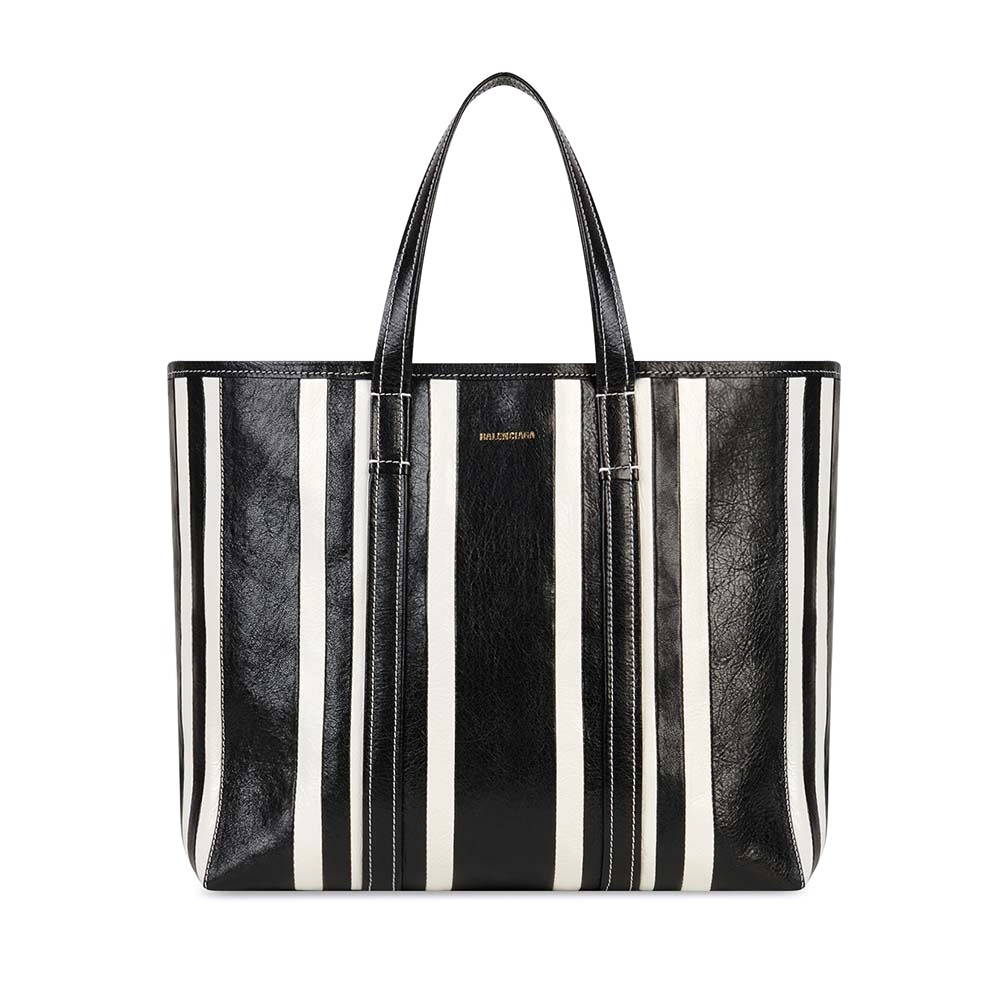 TÚI Balenciaga Women Barbes Medium East-West Shopper Bag-Black