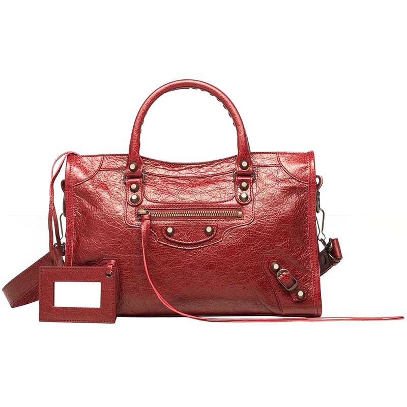 TÚI Balenciaga Classic City Top Handle and Should Bag-Red