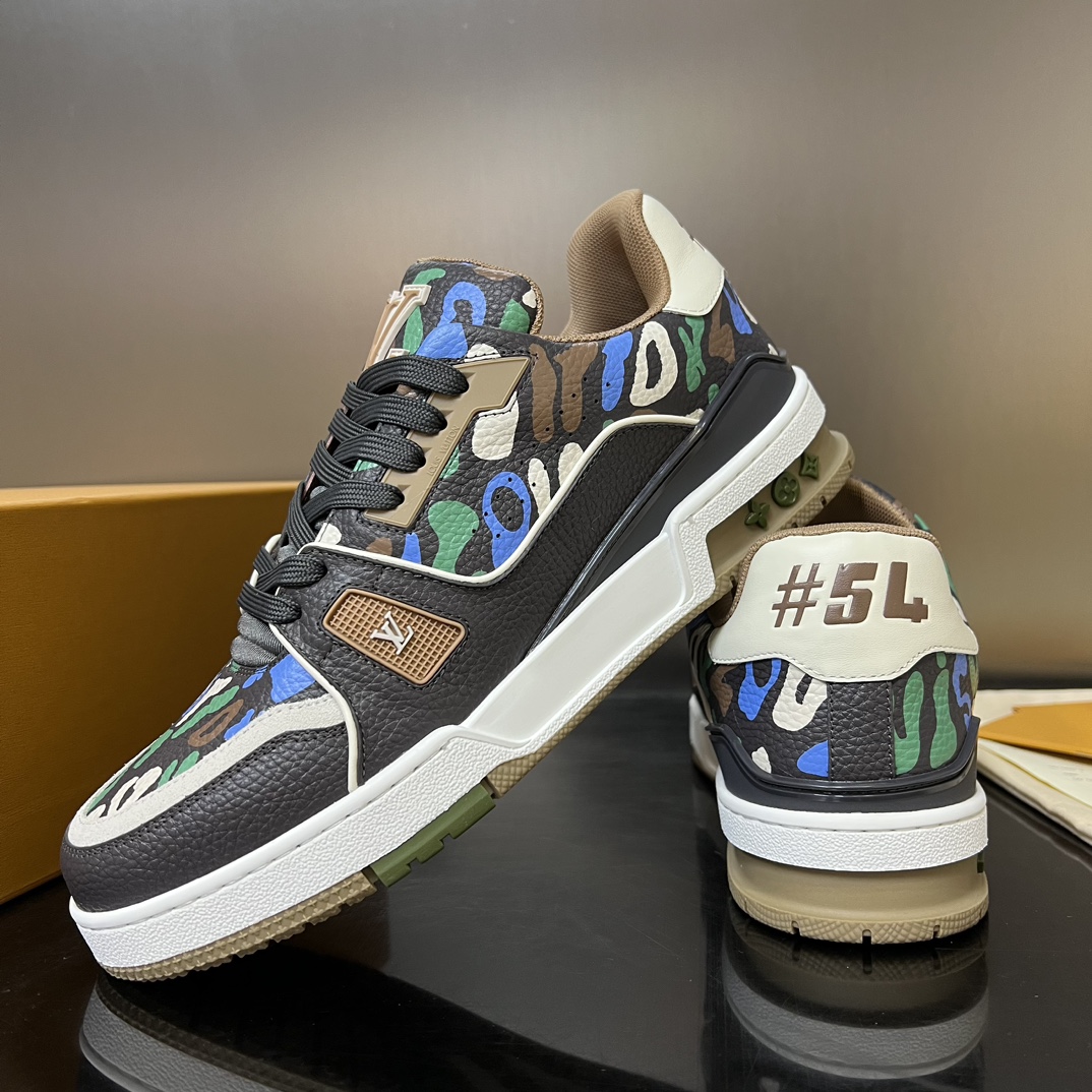 GIÀY LOUIS VUITTON TRAINER MONOGRAM SNEAKERS SHOES AAA