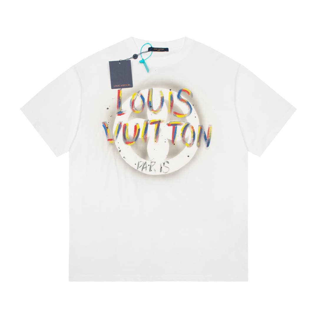ÁO LOUIS VUITTON T SHIRT MÀU TRẮNG UNISEX