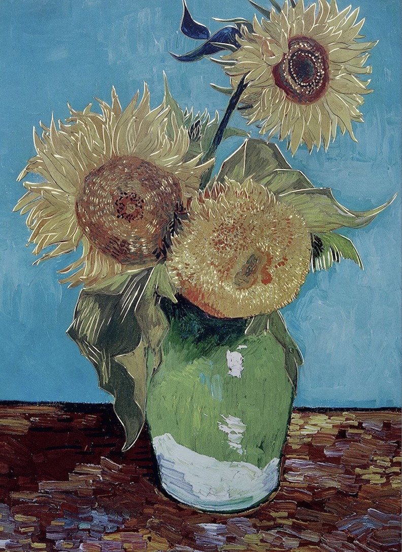 TRANH ĐỒNG HOA HƯỚNG DƯƠNG CỦA DANH HỌA VINCENT VAN GOGH