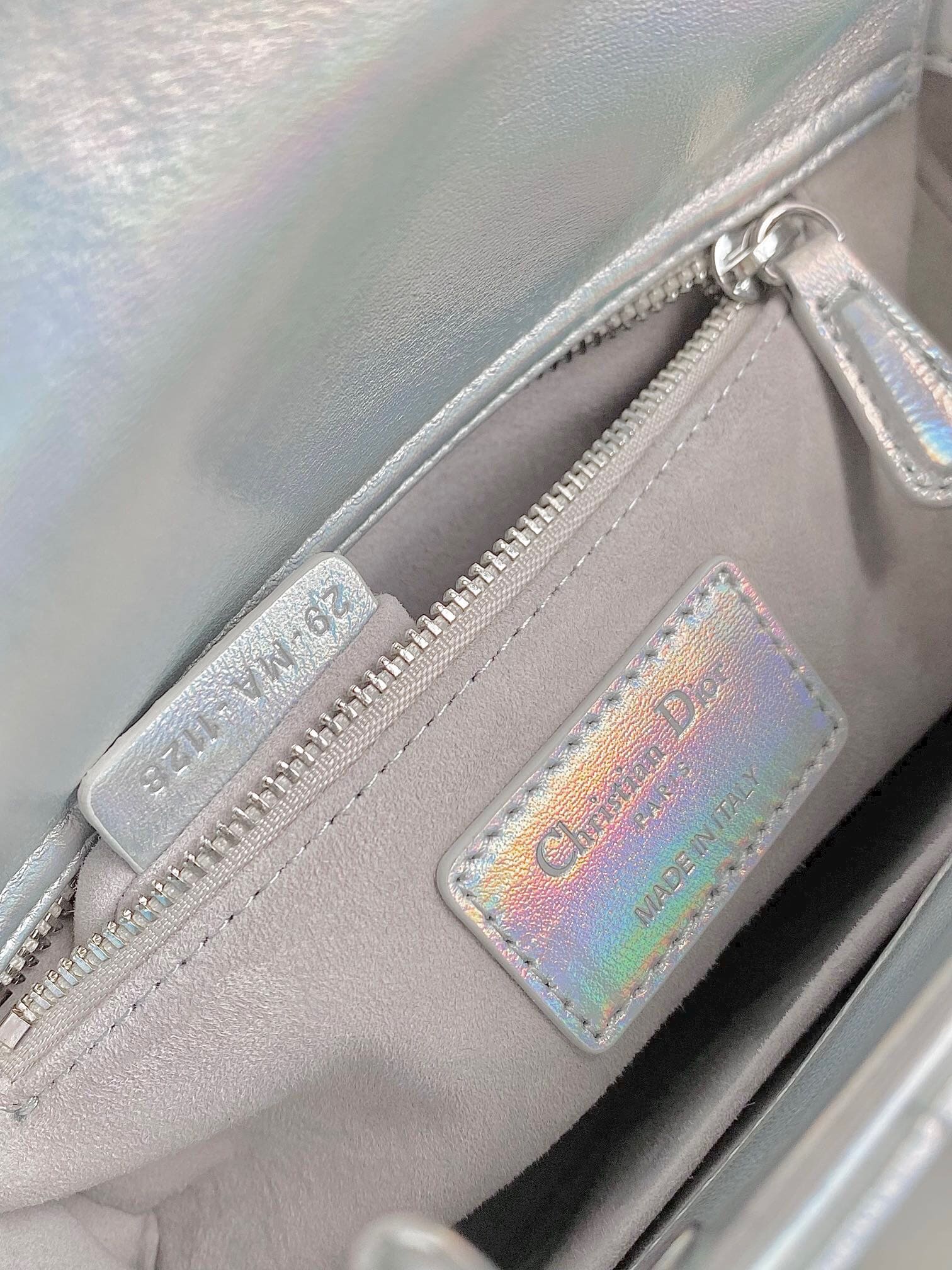 TÚI CHRISTIAN DIOR LADY DIOR Cannage Calfskin Pearl ánh trai