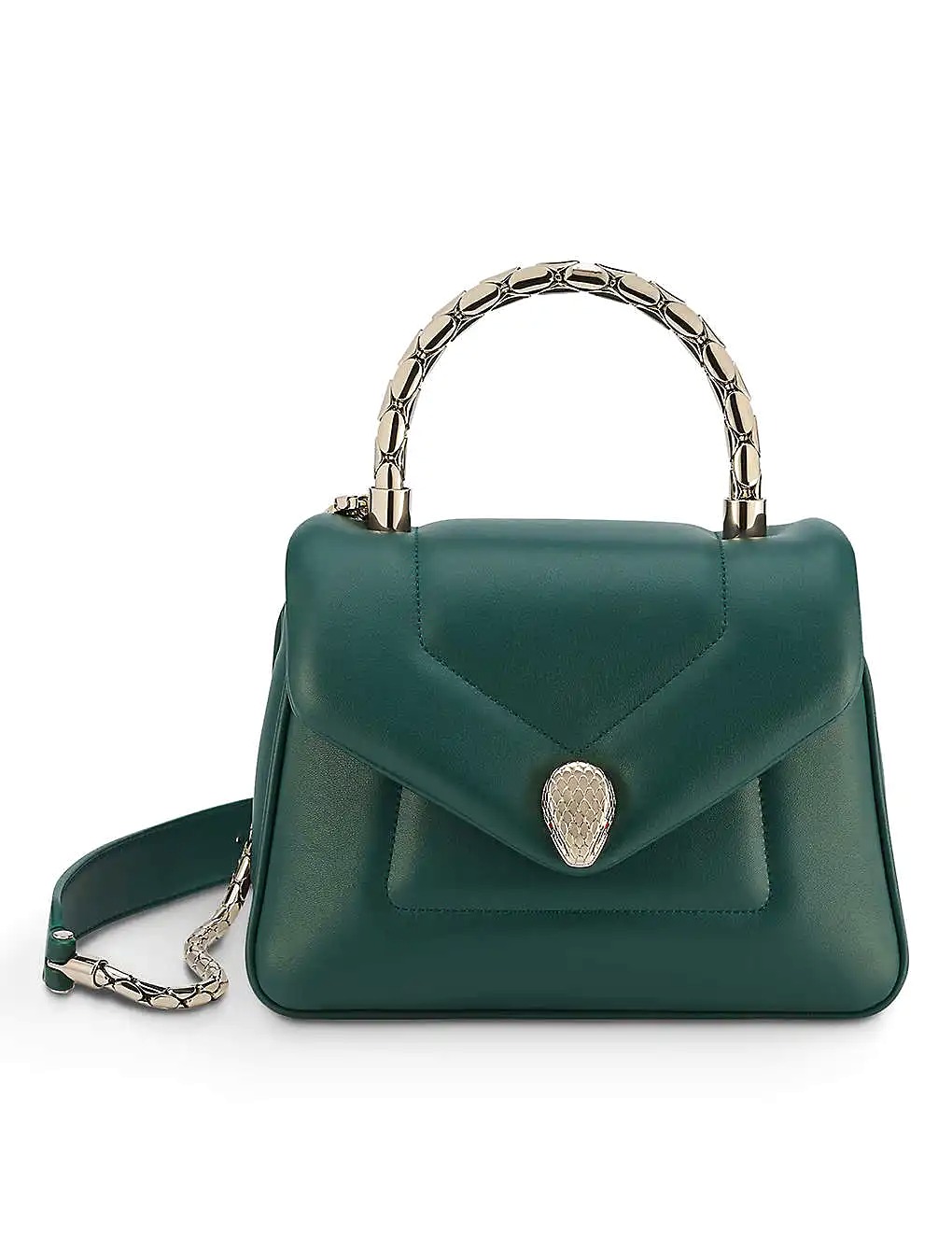 TÚI BVLGARI Serpenti Reverse leather cross-body bag