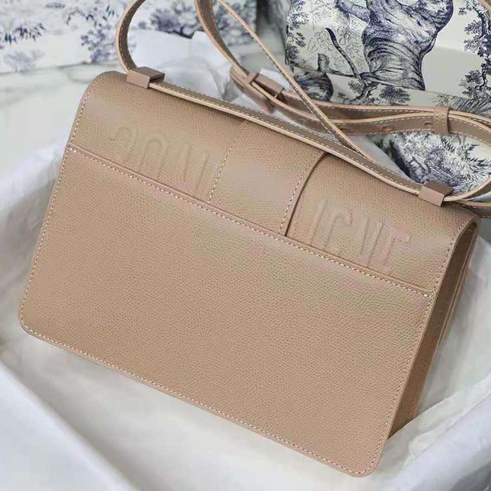 TÚI Dior Women 30 Montaigne Bag Ultramatte Grained Calfskin-Pink Top Quality