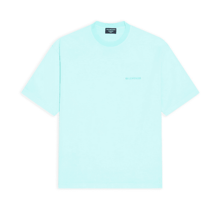 ÁO BALENCIAGA T SHIRT MÀU XANH UNISEX