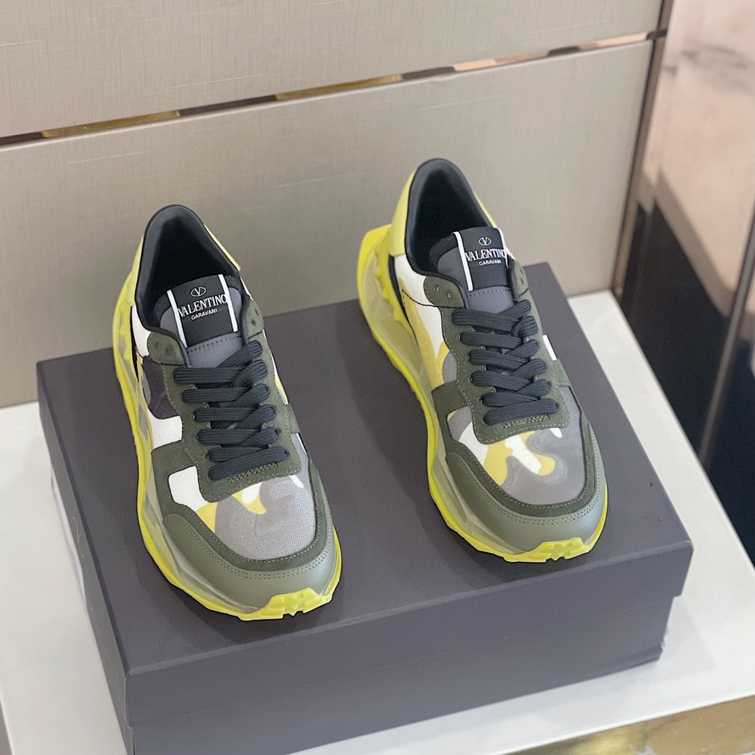 GIÀY VALENTINO SUEDE LEATHER SNEAKER SHOES AAA