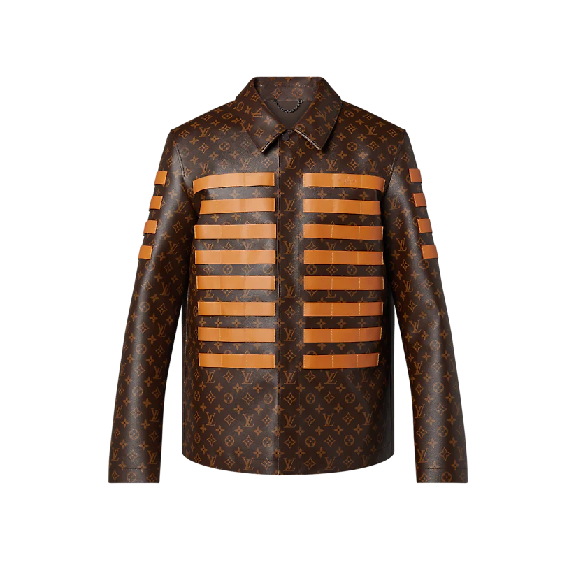 ÁO LOUIS VUITTON MONOGRAM LV TOILE MILITARY JACKET