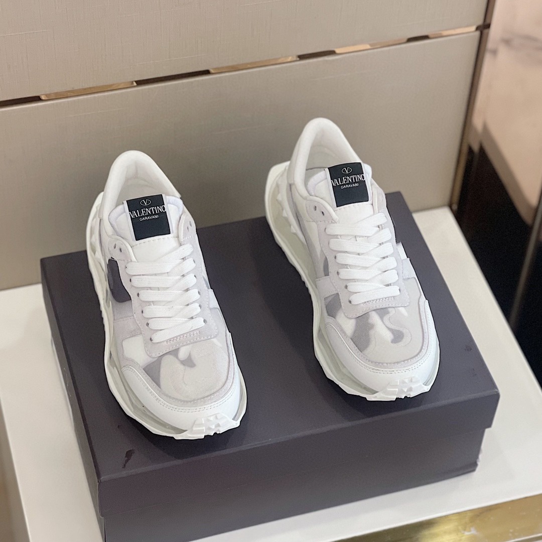 GIÀY VALENTINO SUEDE LEATHER SNEAKER SHOES AAA