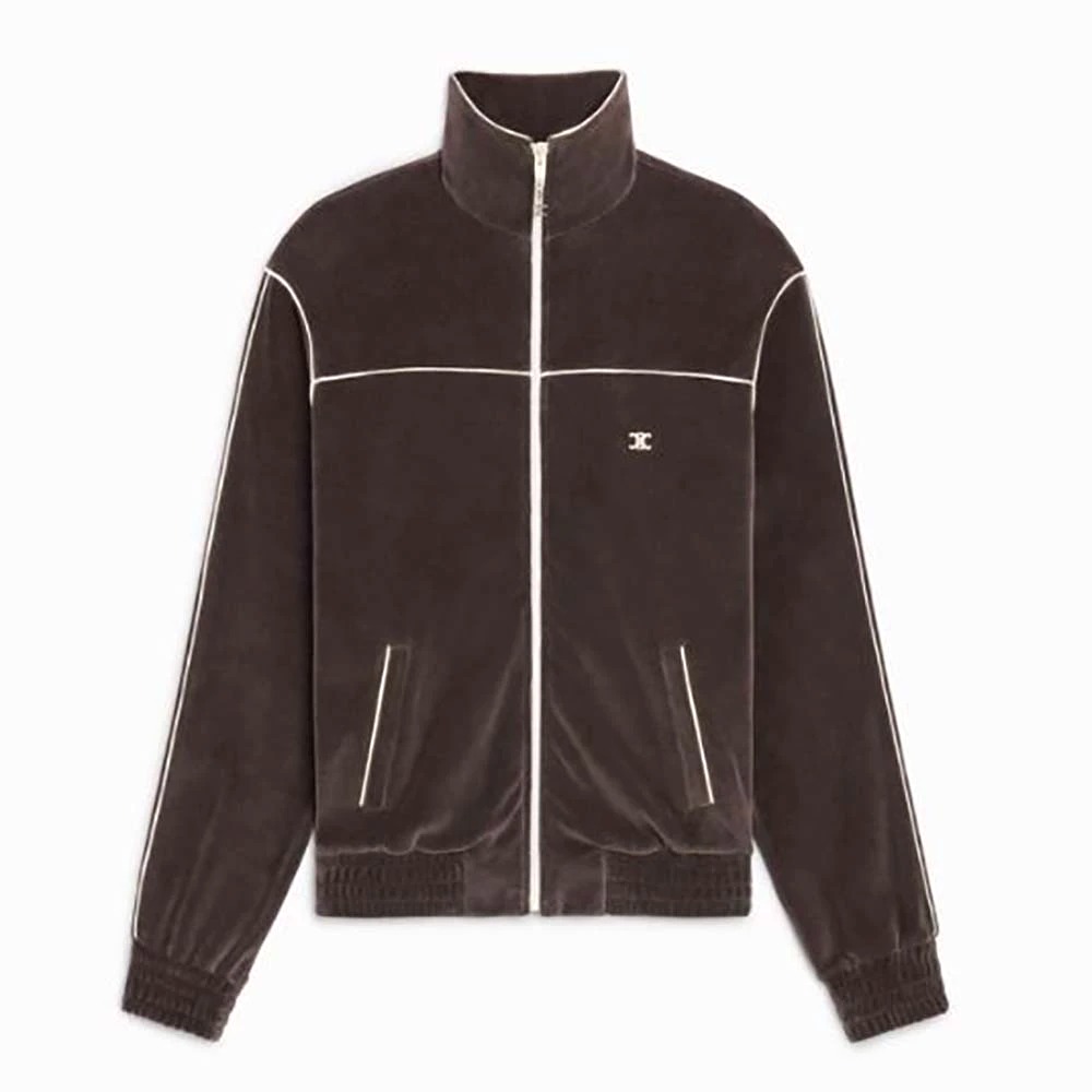 ÁO Celine Women Triomphe Jersey Sweatshirt in Velvet