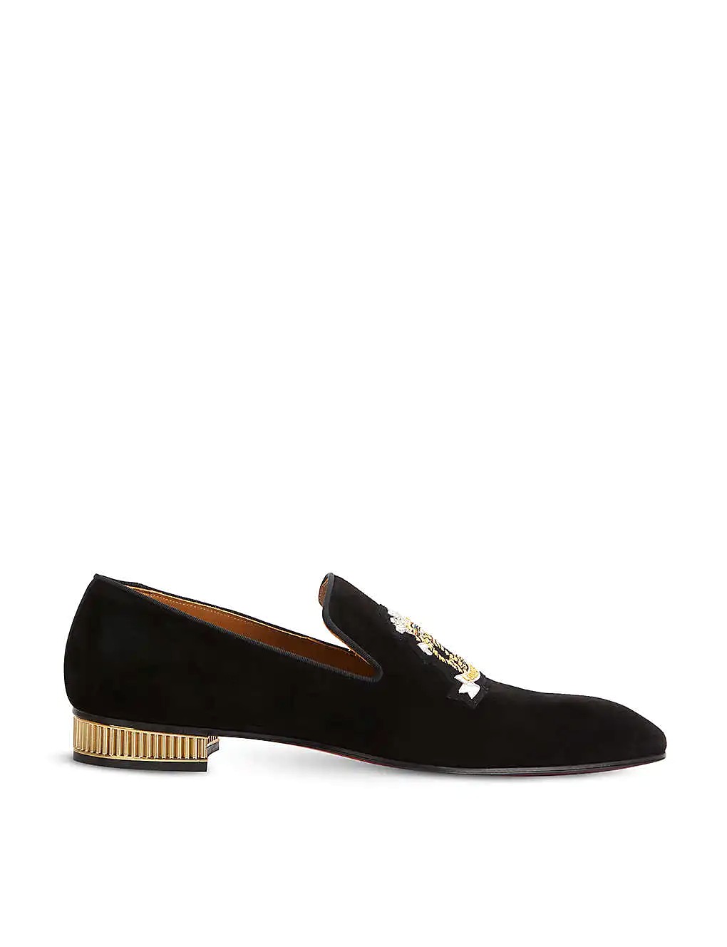 GIÀY CHRISTIAN LOUBOUTIN Colonnaki velvet loafers