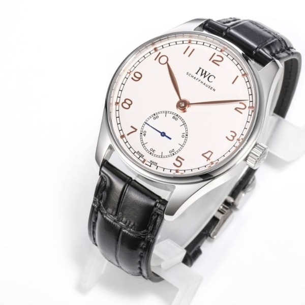 Đồng hồ IWC Stainless Steel Portugieser Automatic mặt số màu trắng