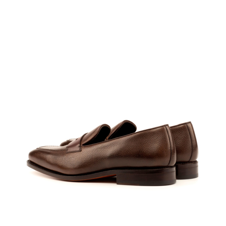 HENDERSON SHOES PERSONALIZATION BALDINI Brown Slip-On HANDCRAFTED SHOES