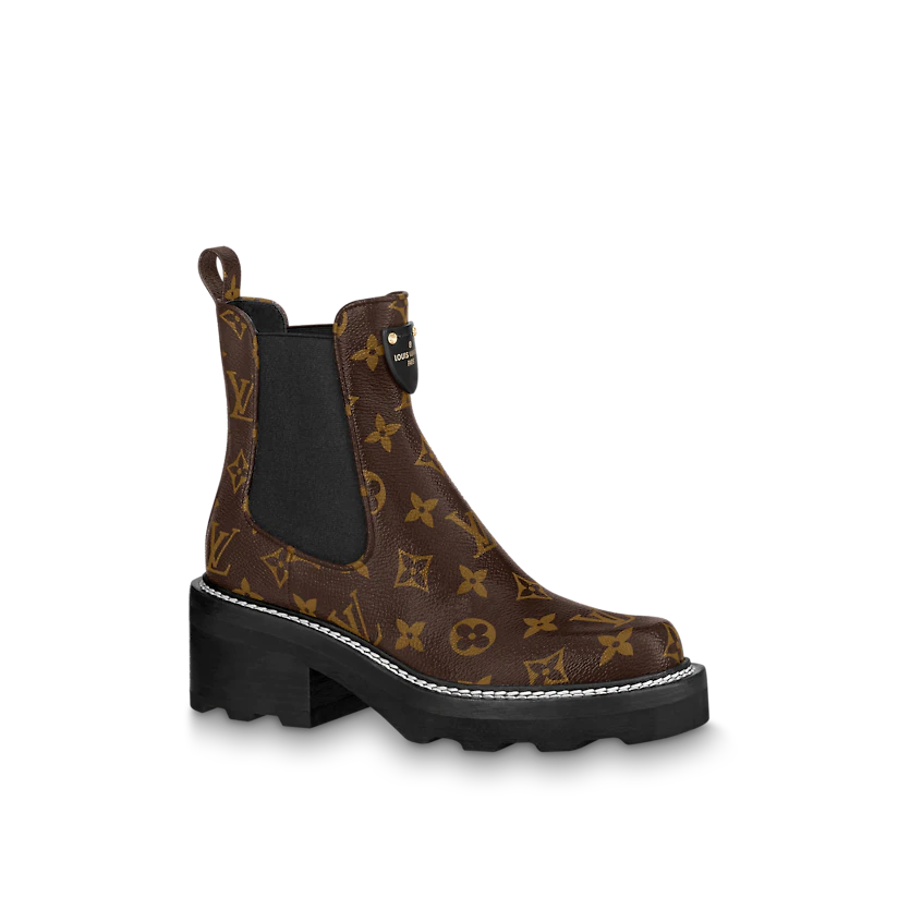 GIÀY LOUIS VUITTON LV BEAUBOURG ANKLE BOOT
