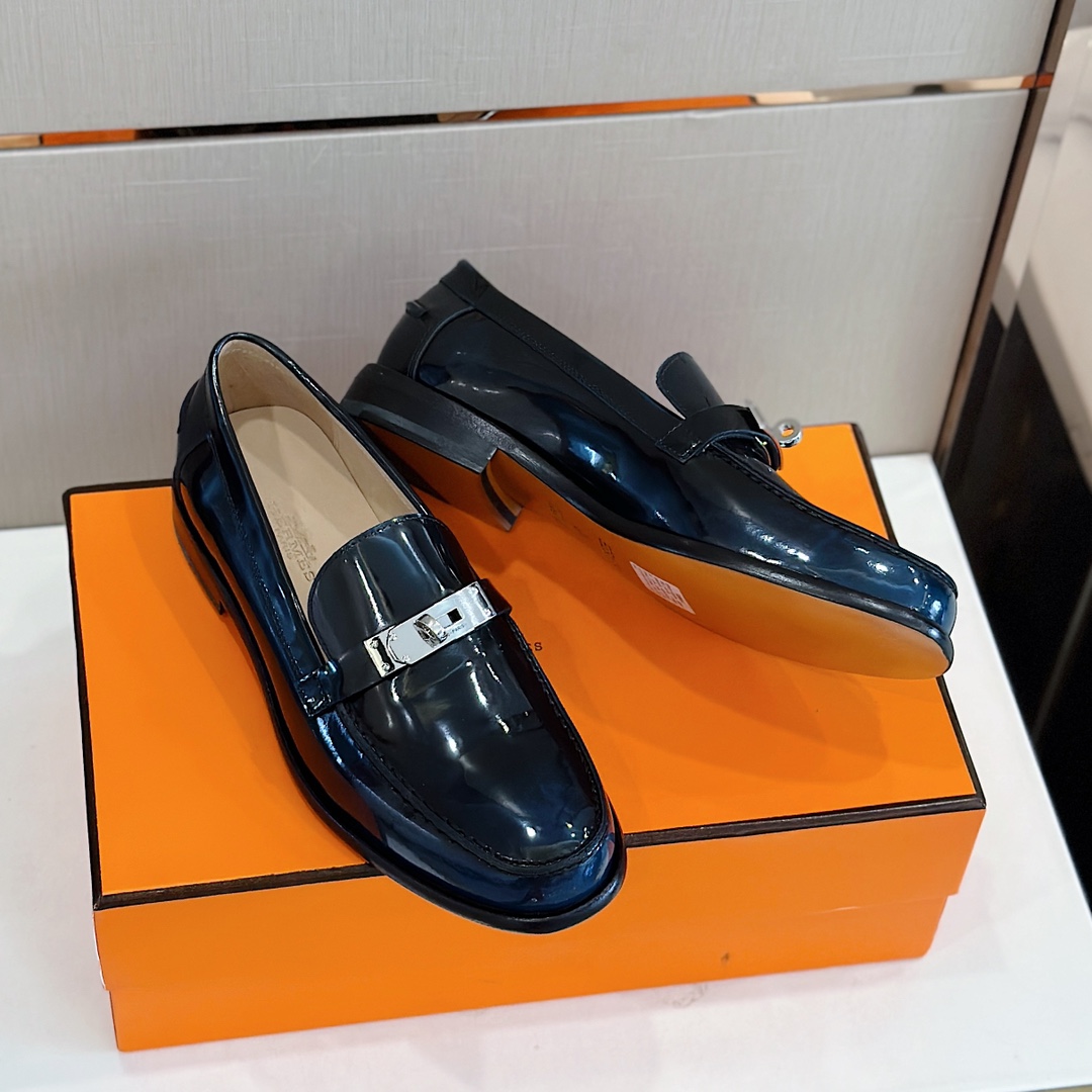 GIÀY HERMES LOAFER SHOES AAA