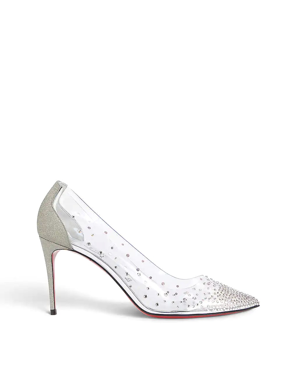 GIÀY CHRISTIAN LOUBOUTIN Degrastrass 85 PVC courts