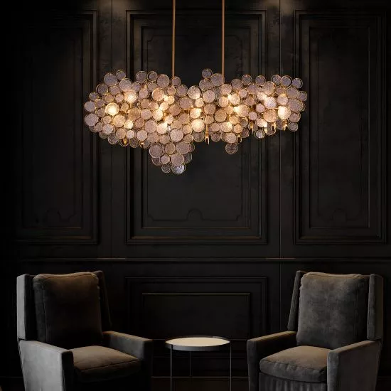 ĐÈN CHÙM LUXURY THE CIRCLE CRYSTAL CHANDELIER