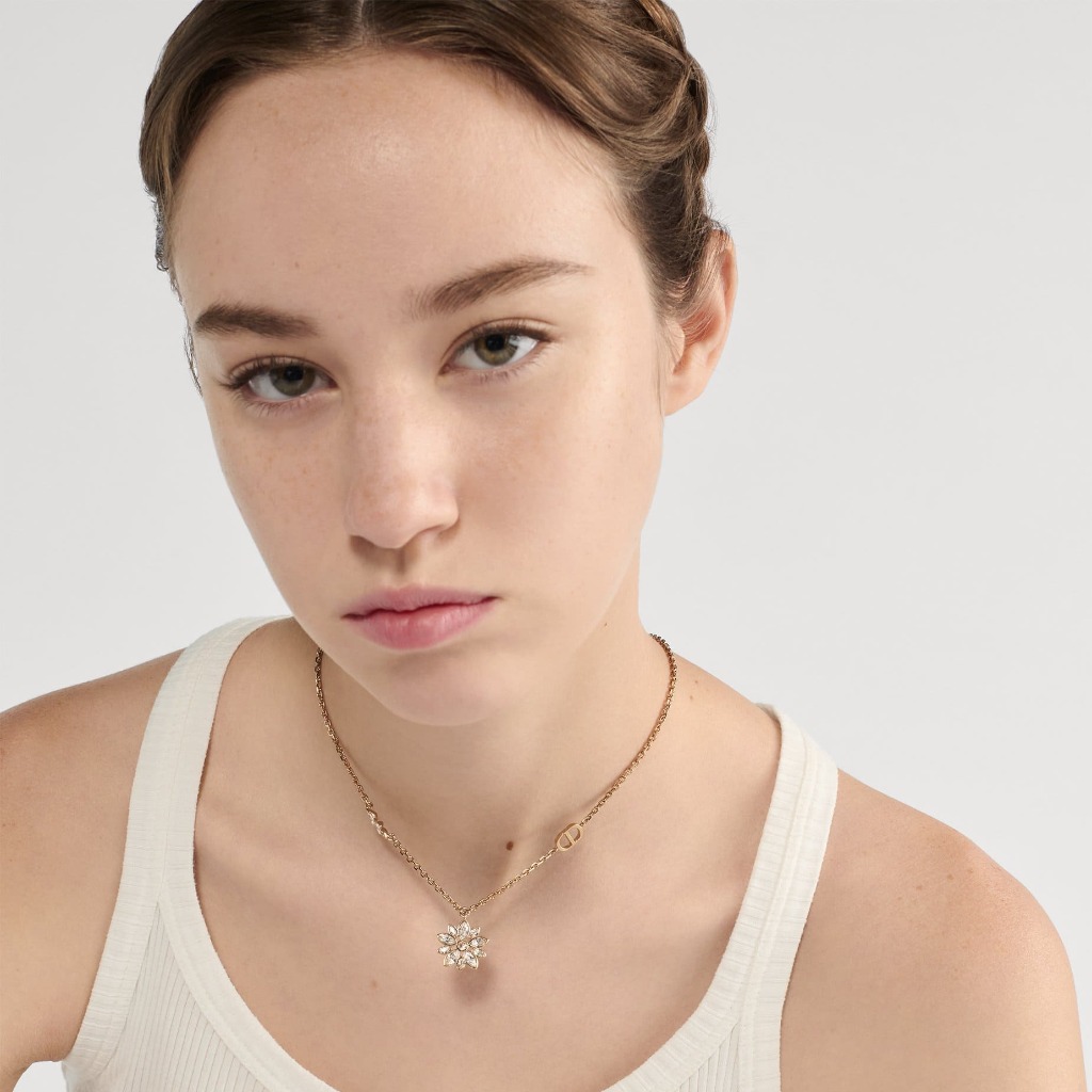 VÒNG CỔ DIOR FLOWER FLEUR DE GLACE