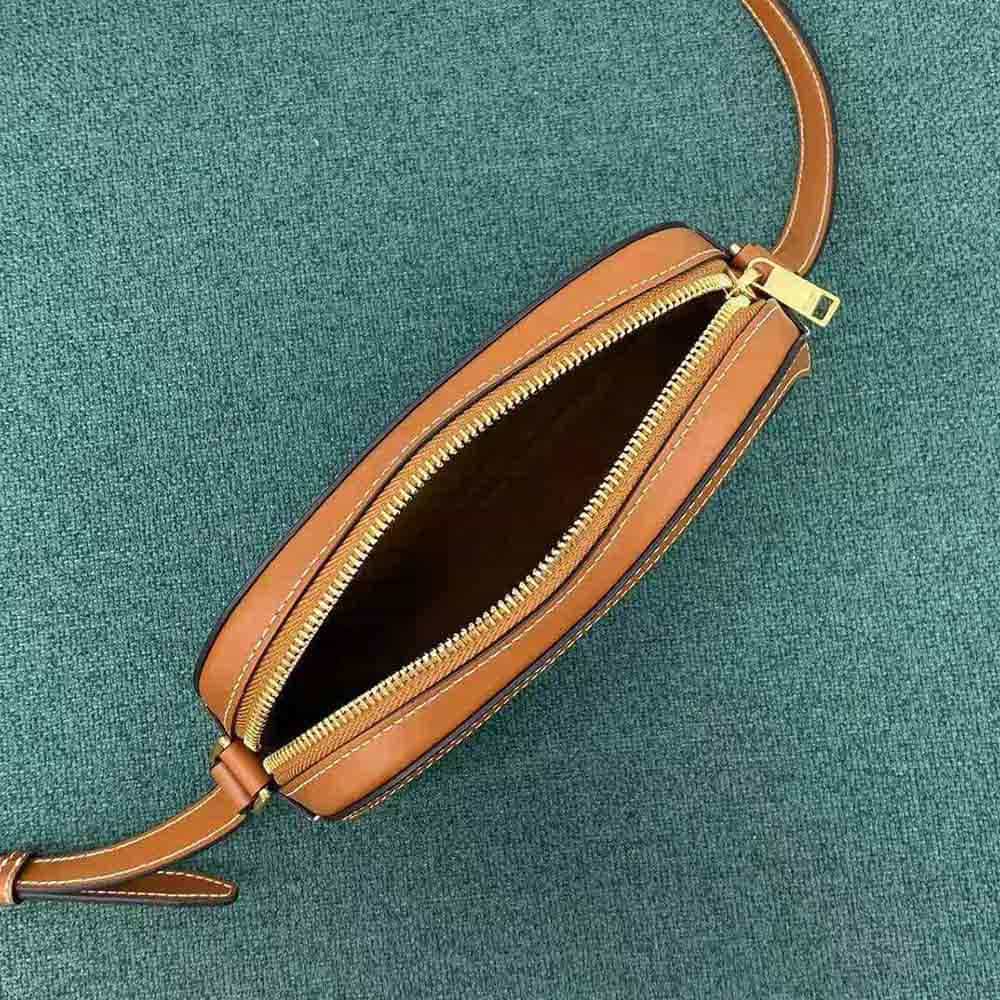 TÚI Celine Women Small Camera Bag in Triomphe Canvas
