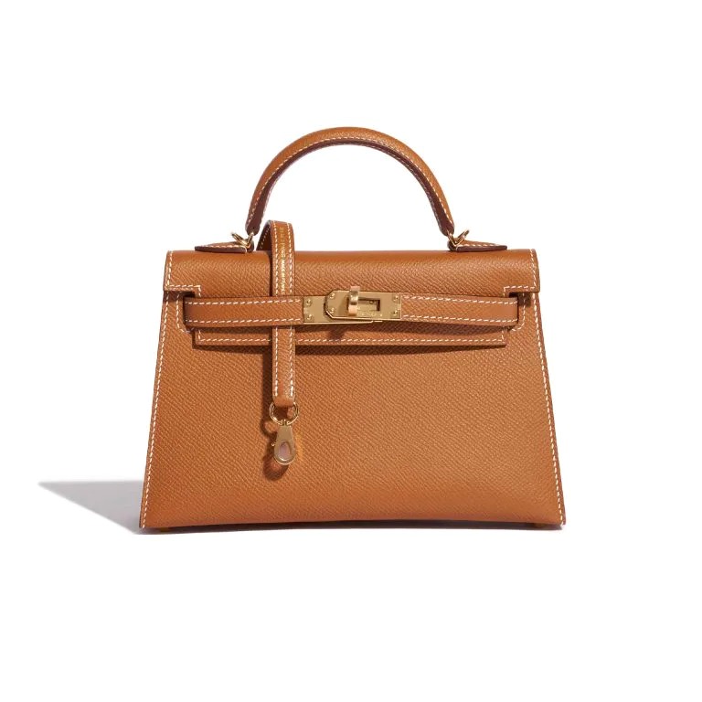 TÚI Hermès Kelly Mini Epsom Gold Buckle khóa vàng