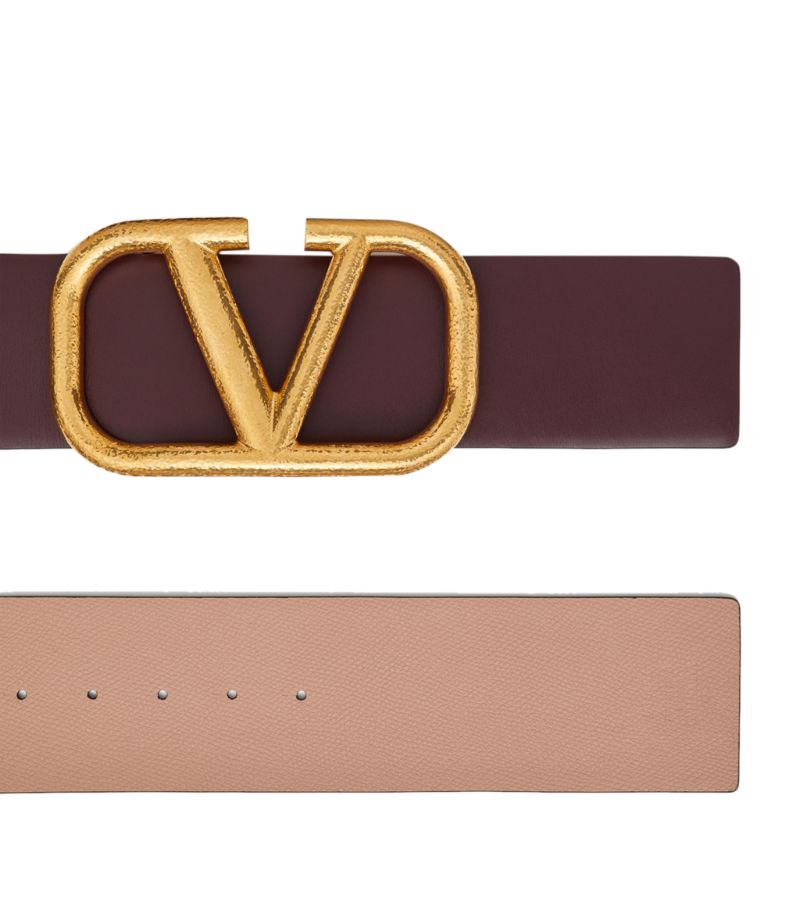 DÂY LƯNG VALENTINO GARAVANI  Leather Vlogo Belt