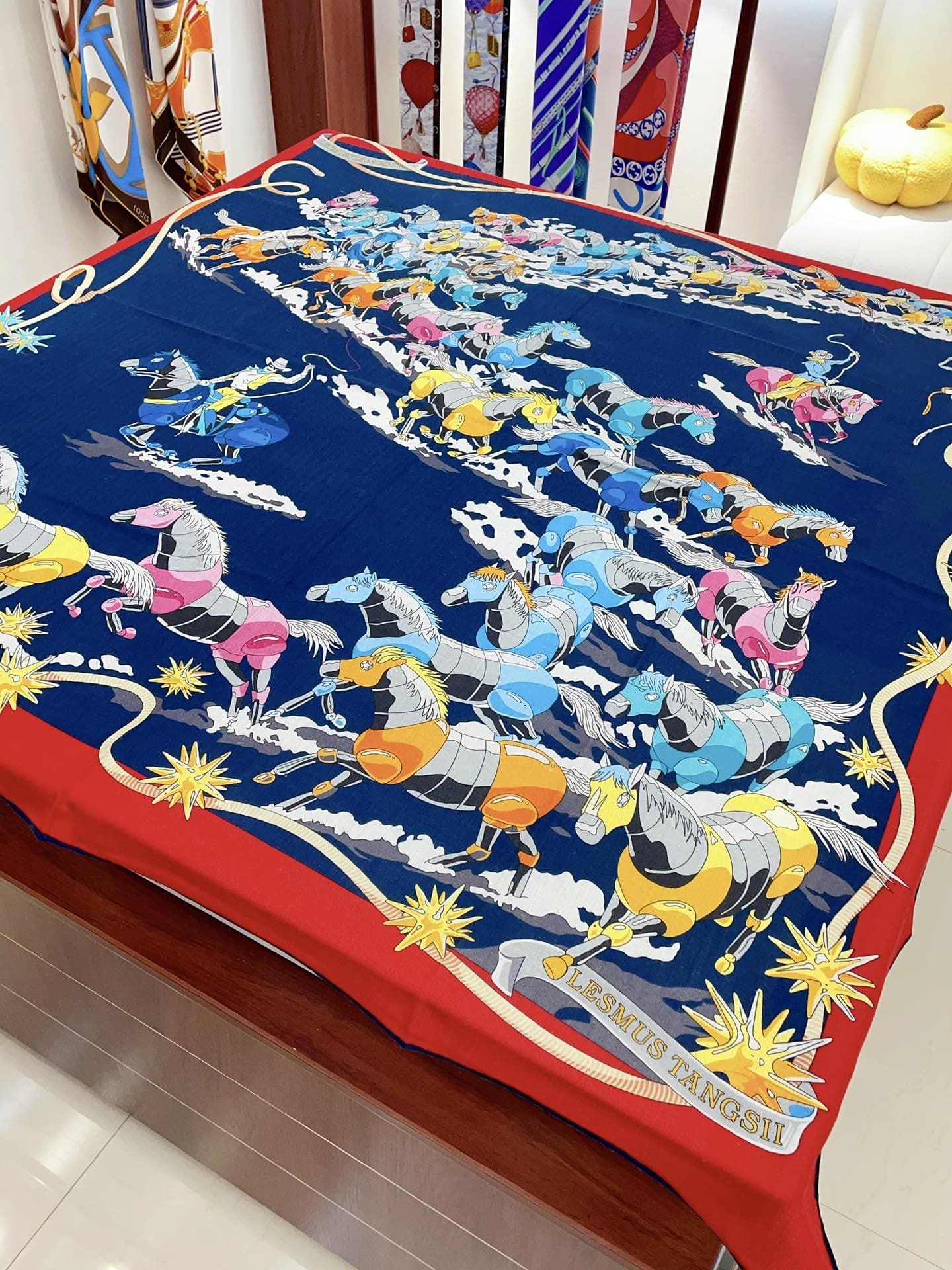 KHĂN HERMES cashmere scarf