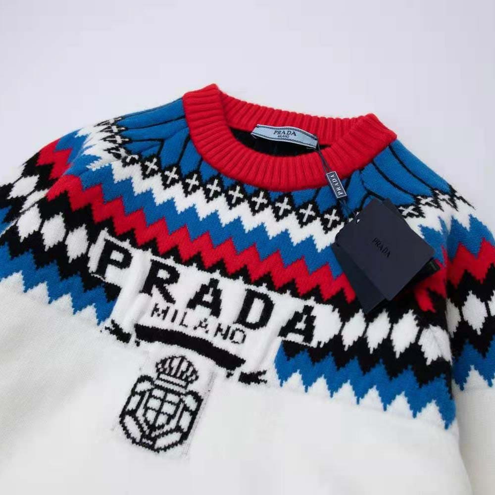 ÁO Prada Cashmere Crew-Neck Sweater
