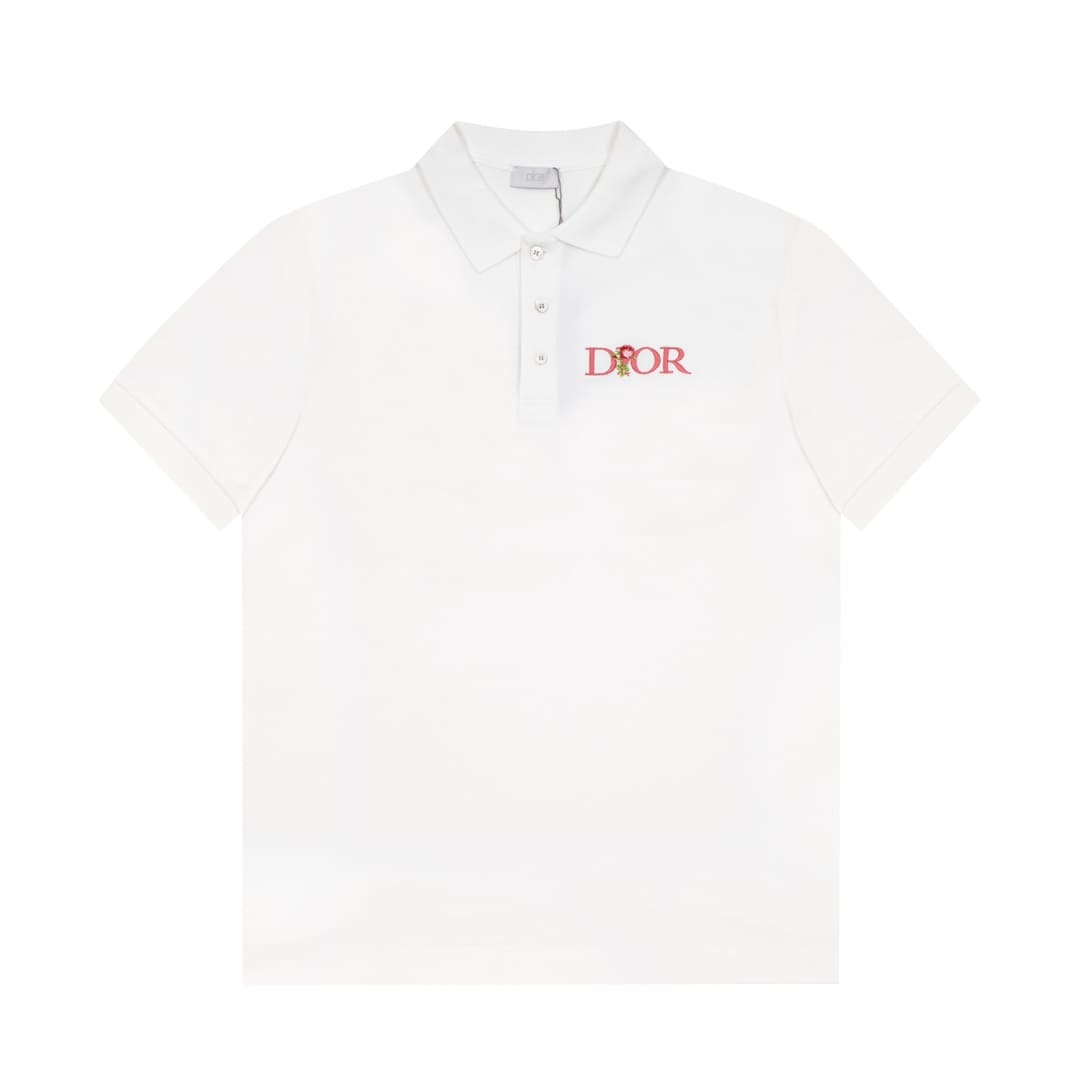 ÁO DIOR POLO SHIRT MÀU TRẮNG UNISEX
