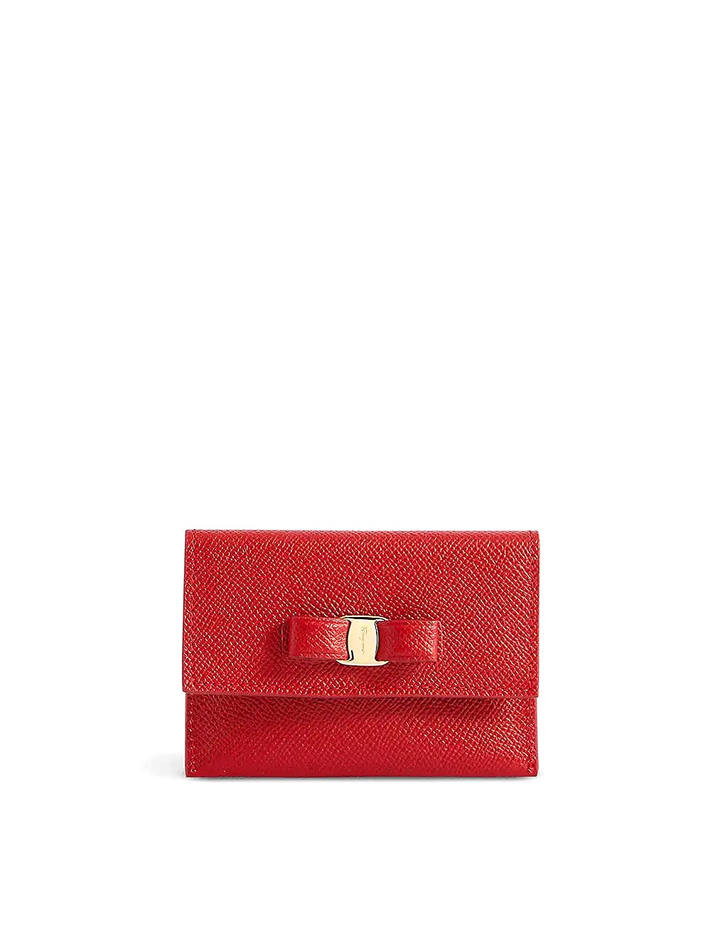VÍ SALVATORE FERRAGAMO Vara leather card holder