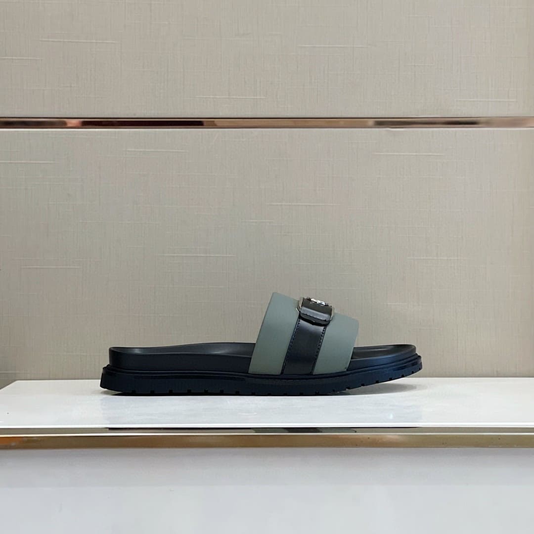 DÉP LOUIS VUITTON LV CIRCLE LOGO SANDAL AAA