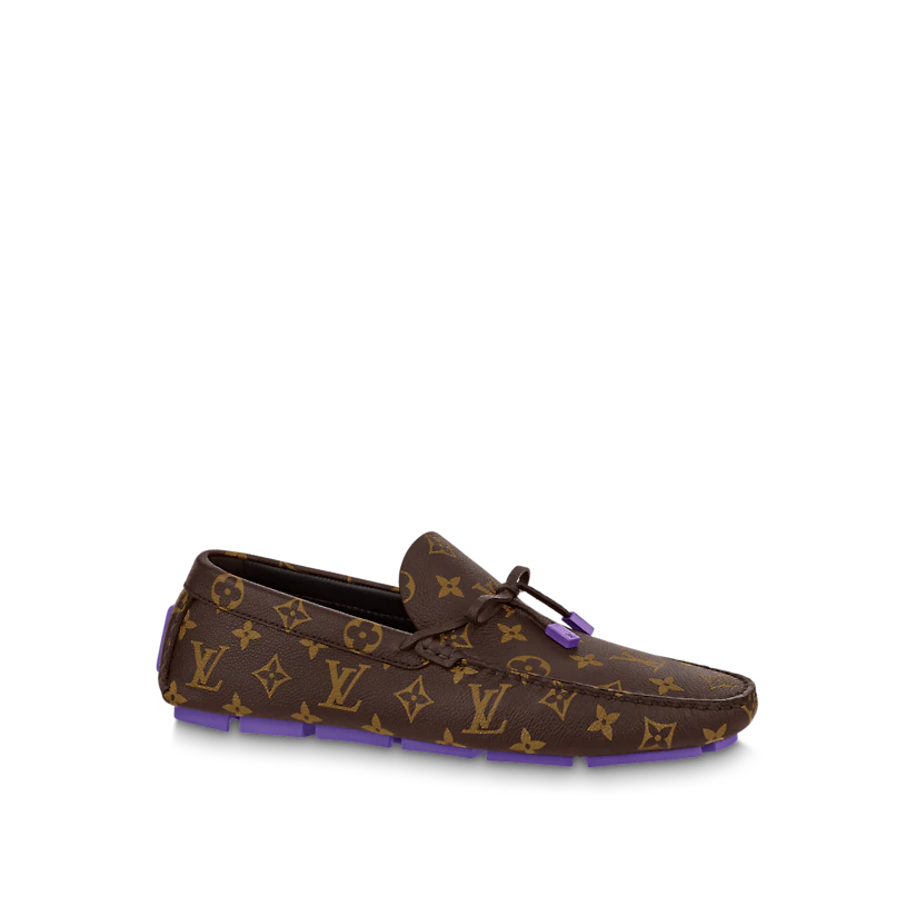 GIÀY LOUIS VUITTON LV DRIVER MOCCASIN EBENE
