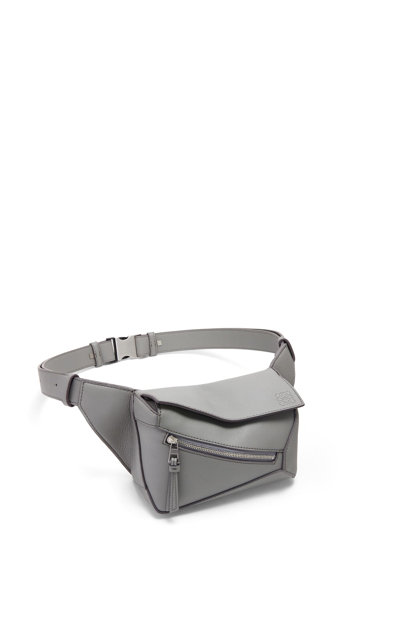 Túi LOEWE Mini Puzzle Bumbag in classic calfskin gray unisex