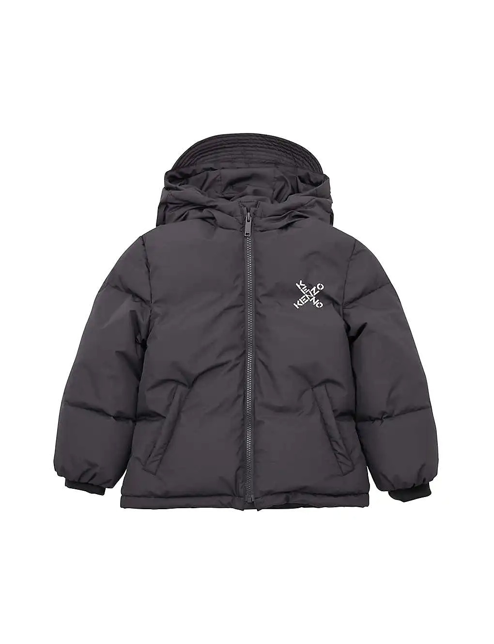 ÁO KENZO Cross logo padded shell jacket 6-12 years