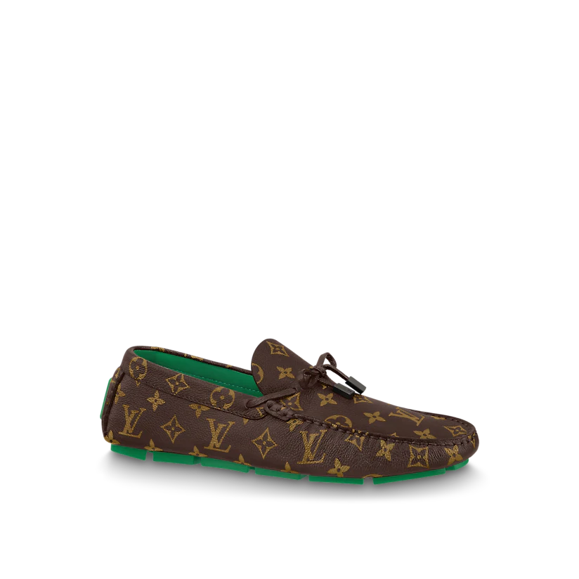 GIÀY LOUIS VUITTON LV DRIVER MOCCASIN EBENE