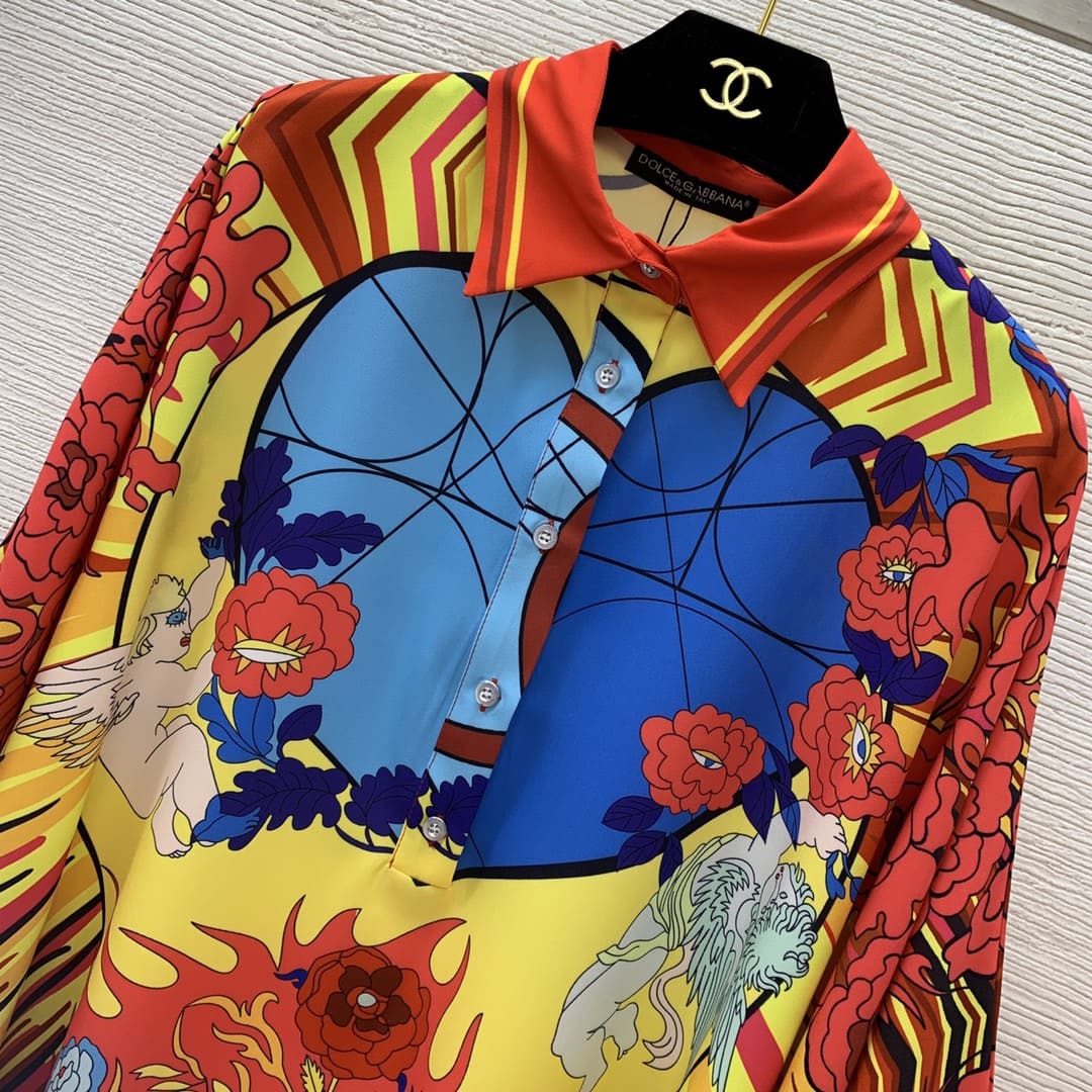 VÁY DOLCE & GABBANA Flower Party Long Dress High Classy