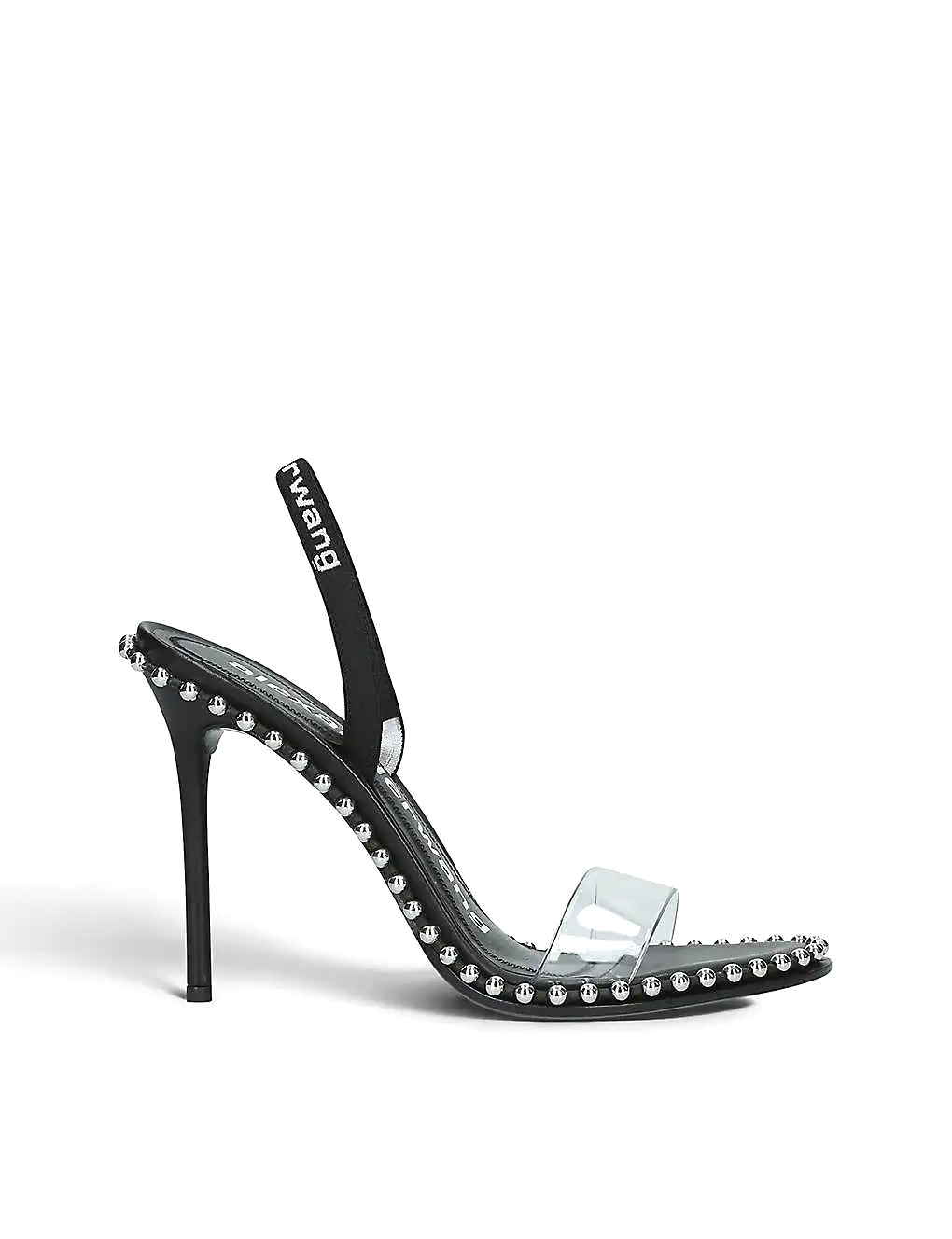 GIÀY ALEXANDER WANG Nova studded PVC logo sandals
