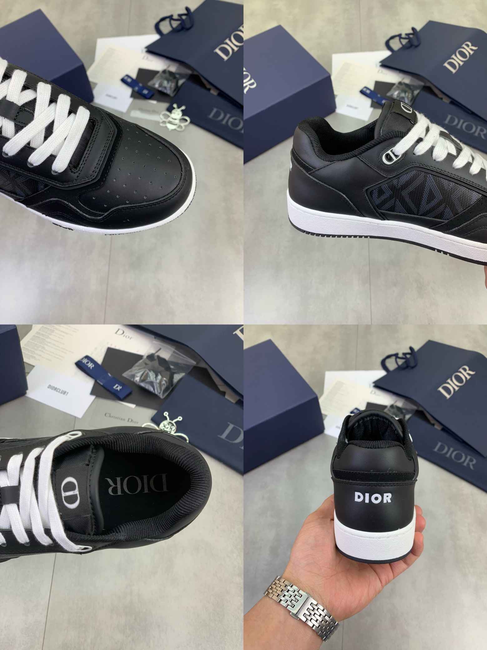 GIÀY CHRISTIAN DIOR LEATHER SNEAKER SHOES AAA
